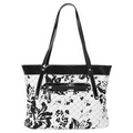 Parinda 11280 FIONA (Black & White) Quilted Carry All Tote